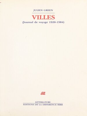 cover image of Villes